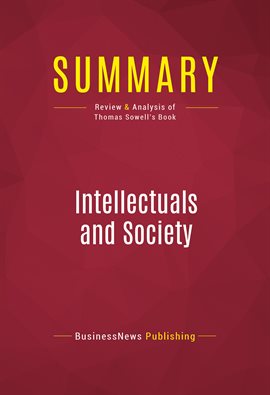 Cover image for Summary: Intellectuals and Society