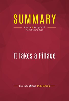 Cover image for Summary: It Takes a Pillage
