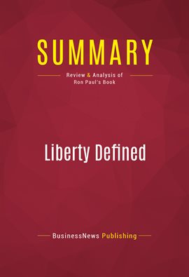 Cover image for Summary: Liberty Defined