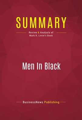Cover image for Summary: Men In Black