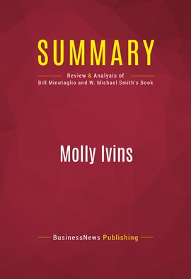 Cover image for Summary: Molly Ivins