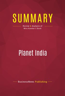 Cover image for Summary: Planet India