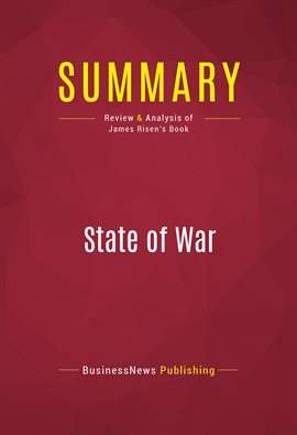 Cover image for Summary: State of War