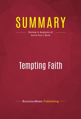 Cover image for Summary: Tempting Faith