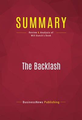 Cover image for Summary: The Backlash