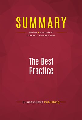 Cover image for Summary: The Best Practice