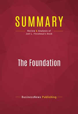 Cover image for Summary: The Foundation