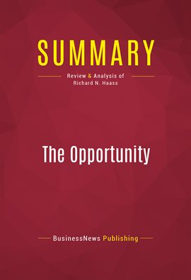 Cover image for Summary: The Opportunity