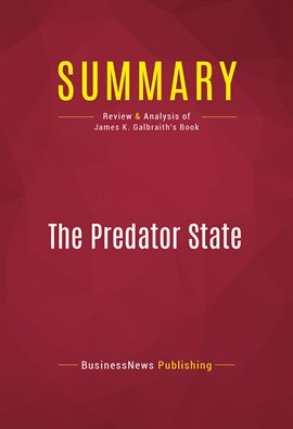 Cover image for Summary: The Predator State