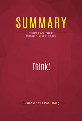 Cover image for Summary: Think!