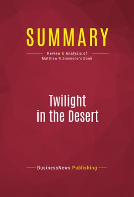 Cover image for Summary: Twilight in the Desert