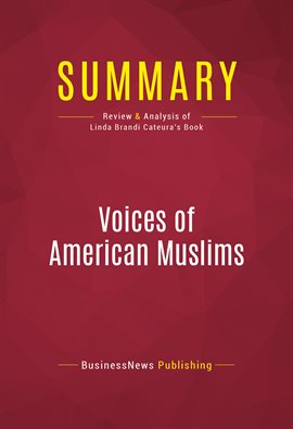 Cover image for Summary: Voices of American Muslims
