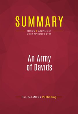 Cover image for Summary: An Army of Davids