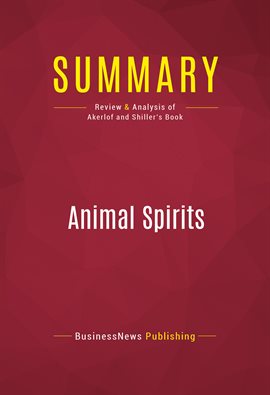Imagen de portada para Summary: Animal Spirits