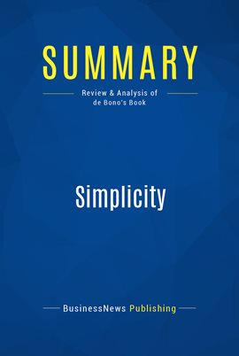 Cover image for Summary: Simplicity