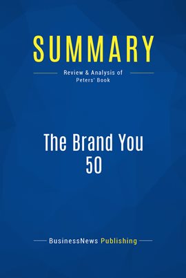 Cover image for Summary: The Brand You 50