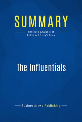 Cover image for Summary: The Influentials
