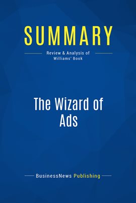 Cover image for Summary: The Wizard of Ads