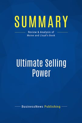 Cover image for Summary: Ultimate Selling Power