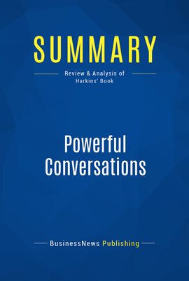 Cover image for Summary: Powerful Conversations
