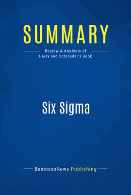 Image de couverture de Summary: Six Sigma