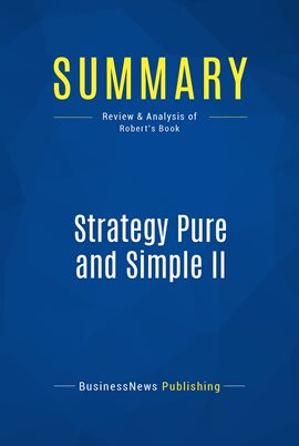 Cover image for Summary: Strategy Pure and Simple II