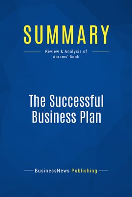 Imagen de portada para Summary: The Successful Business Plan