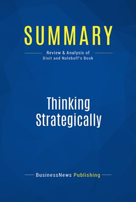 Cover image for Summary: Thinking Strategically