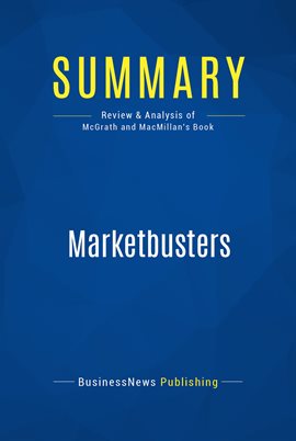 Cover image for Summary: Marketbusters