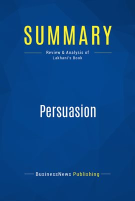 Cover image for Summary: Persuasion