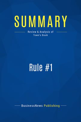 Cover image for Summary: Rule #1