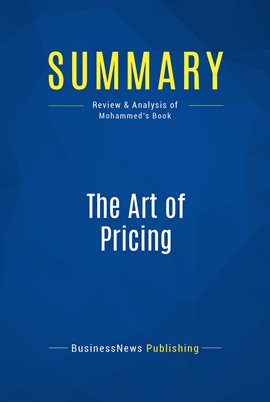 Imagen de portada para Summary: The Art of Pricing