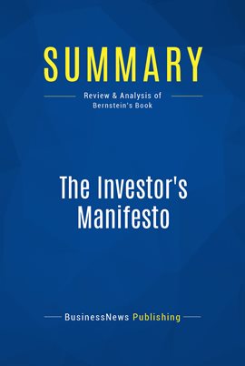 Cover image for Summary: The Investor's Manifesto