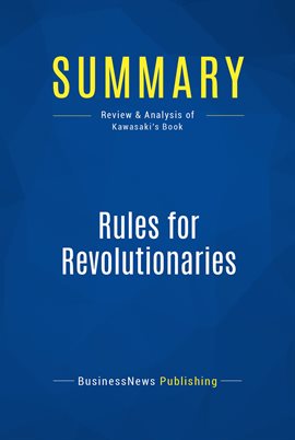 Image de couverture de Summary: Rules for Revolutionaries