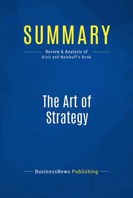 Cover image for Summary: The Art of Strategy