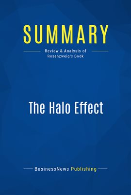 Cover image for Summary: The Halo Effect