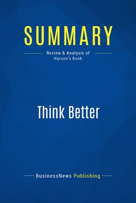 Cover image for Summary: Think Better