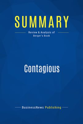 Cover image for Summary: Contagious