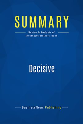 Cover image for Summary: Decisive