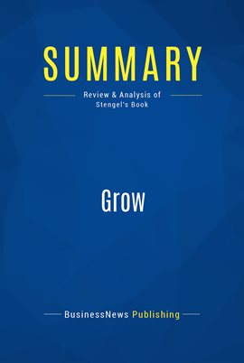 Cover image for Summary: Grow