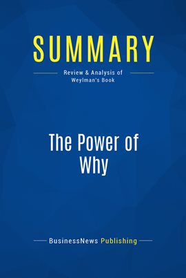 Cover image for Summary: The Power of Why