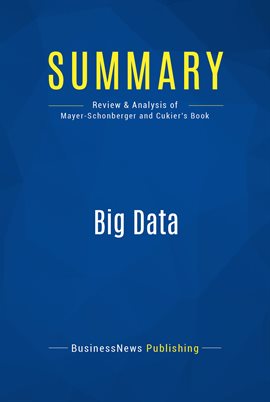 Cover image for Summary: Big Data