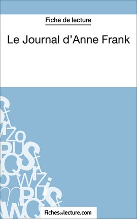Cover image for Le Journal d'Anne Frank (Fiche de lecture)