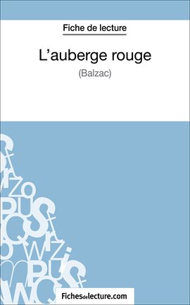 Cover image for L'auberge rouge de Balzac (Fiche de lecture)