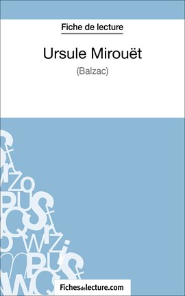 Cover image for Ursule Mirouët de Balzac (Fiche de lecture)