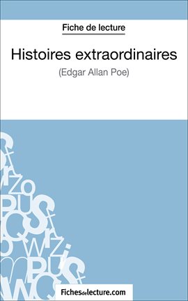 Cover image for Histoires extraordinaires d'Edgar Allan Poe (Fiche de lecture)