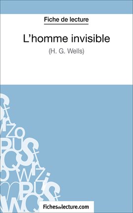 Cover image for L'homme invisible - H. G. Wells (Fiche de lecture)