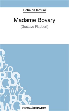 Cover image for Madame Bovary - Gustave Flaubert (Fiche de lecture)
