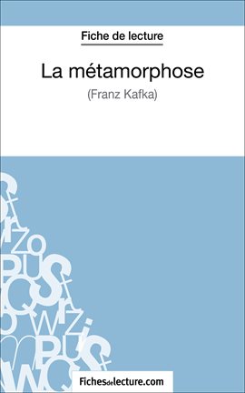 Cover image for La métamorphose - Franz Kafka (Fiche de lecture)