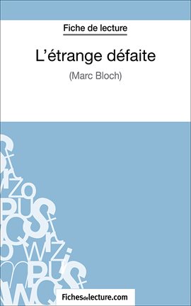Cover image for L'étrange défaite